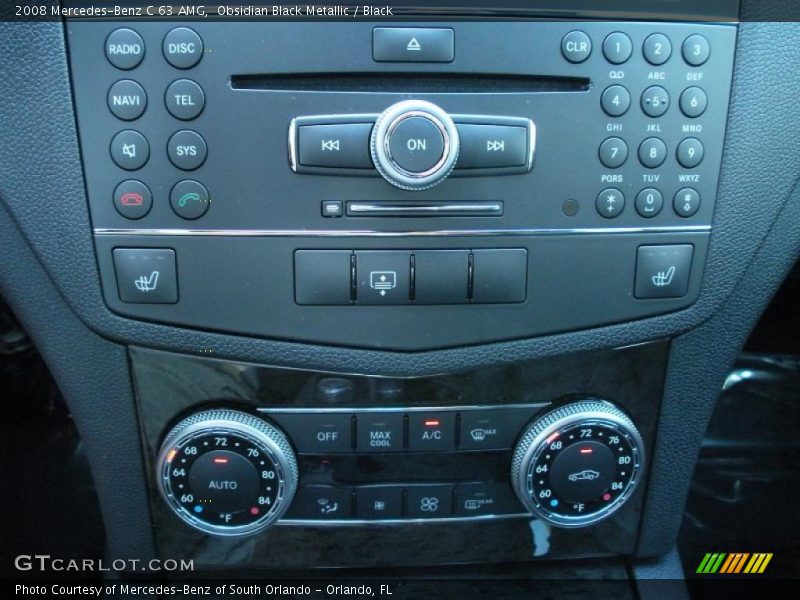 Obsidian Black Metallic / Black 2008 Mercedes-Benz C 63 AMG