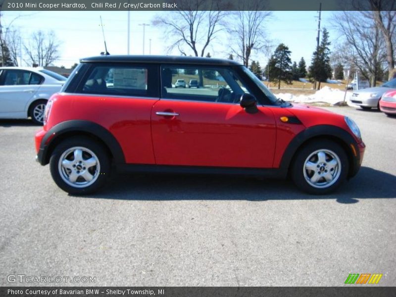 Chili Red / Grey/Carbon Black 2010 Mini Cooper Hardtop