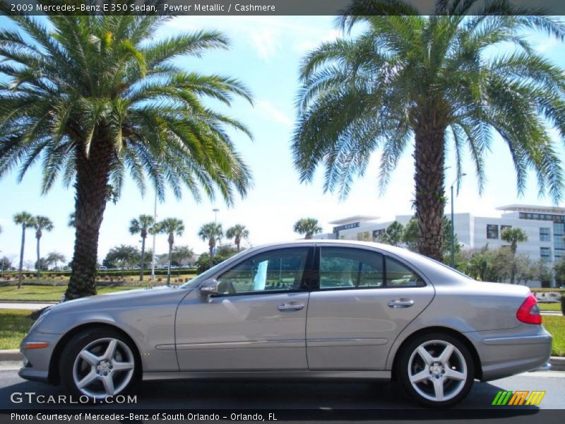 Pewter Metallic / Cashmere 2009 Mercedes-Benz E 350 Sedan