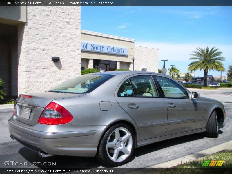 Pewter Metallic / Cashmere 2009 Mercedes-Benz E 350 Sedan