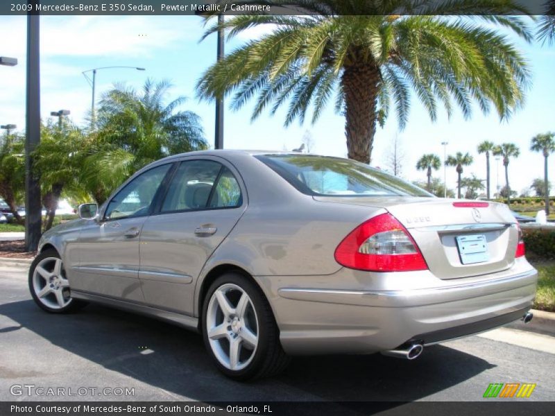 Pewter Metallic / Cashmere 2009 Mercedes-Benz E 350 Sedan
