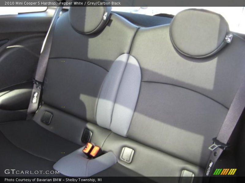 Pepper White / Grey/Carbon Black 2010 Mini Cooper S Hardtop