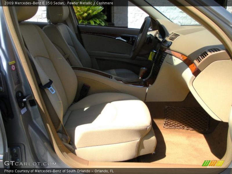 Pewter Metallic / Cashmere 2009 Mercedes-Benz E 350 Sedan