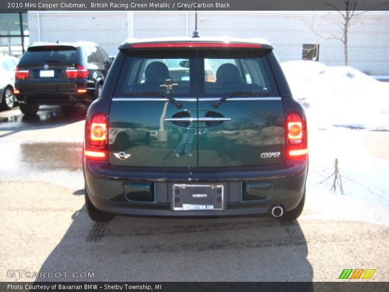 British Racing Green Metallic / Grey/Carbon Black 2010 Mini Cooper Clubman
