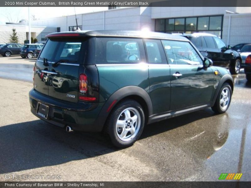 British Racing Green Metallic / Grey/Carbon Black 2010 Mini Cooper Clubman