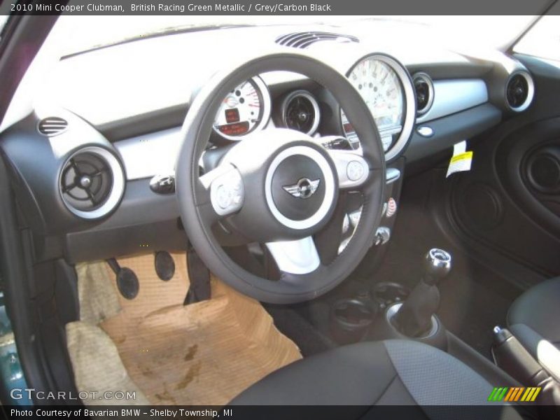 British Racing Green Metallic / Grey/Carbon Black 2010 Mini Cooper Clubman