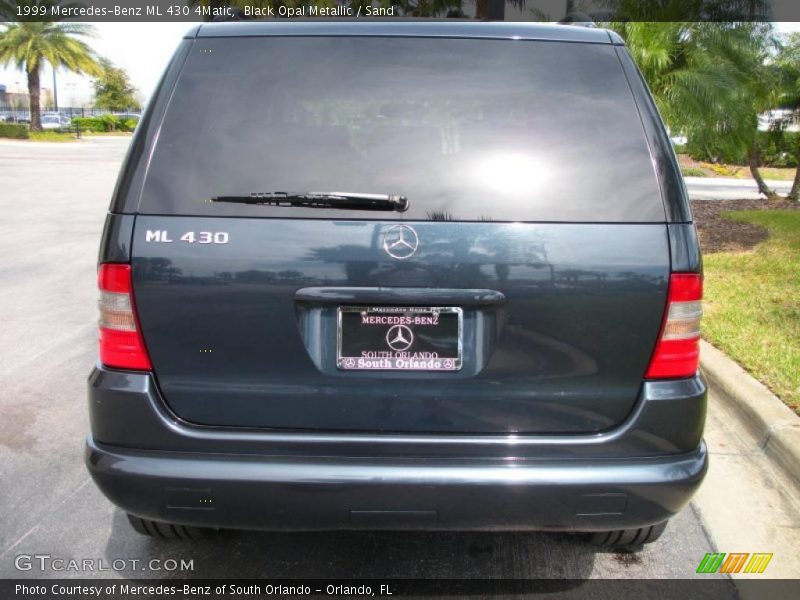 Black Opal Metallic / Sand 1999 Mercedes-Benz ML 430 4Matic