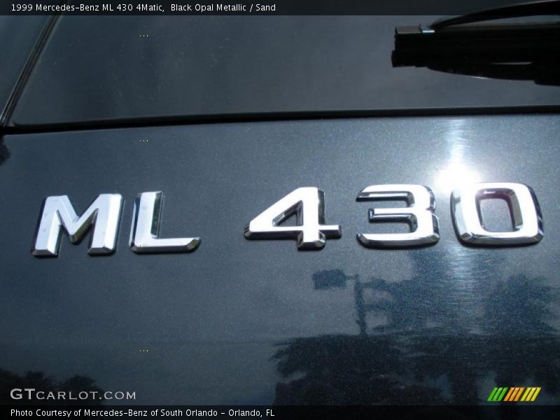 Black Opal Metallic / Sand 1999 Mercedes-Benz ML 430 4Matic