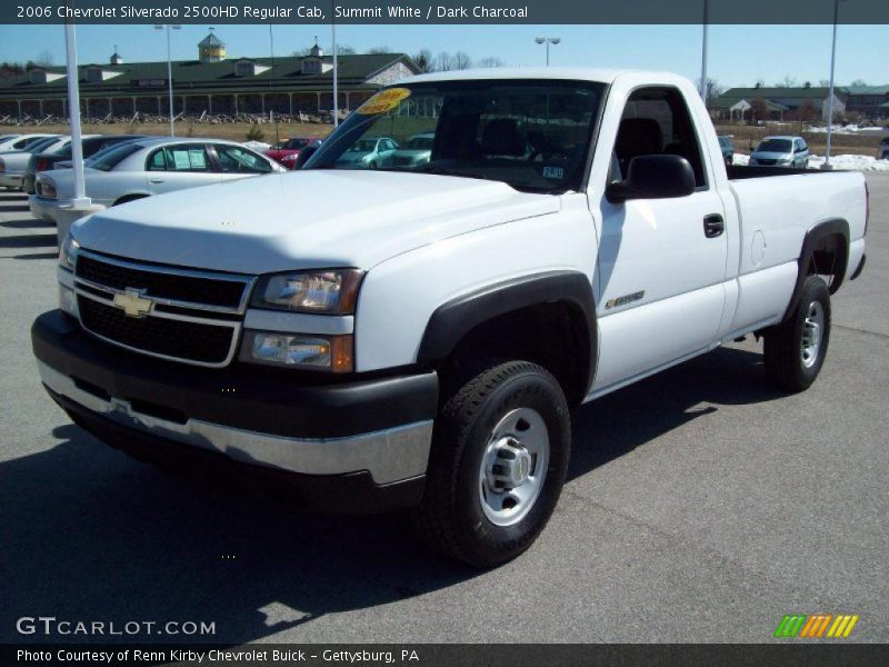 Summit White / Dark Charcoal 2006 Chevrolet Silverado 2500HD Regular Cab