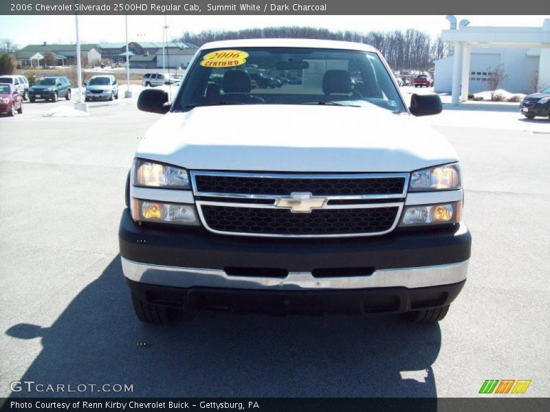 Summit White / Dark Charcoal 2006 Chevrolet Silverado 2500HD Regular Cab