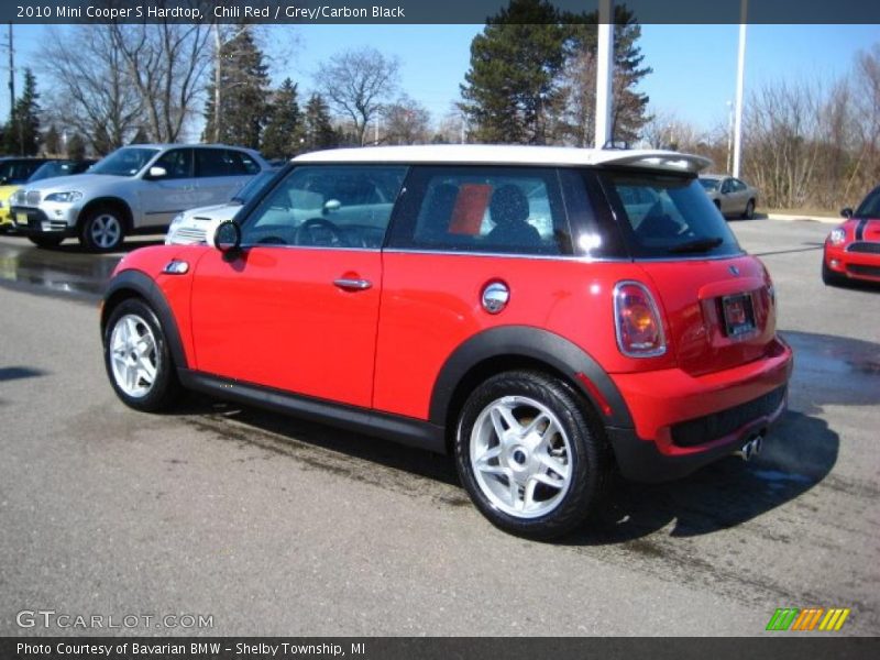 Chili Red / Grey/Carbon Black 2010 Mini Cooper S Hardtop