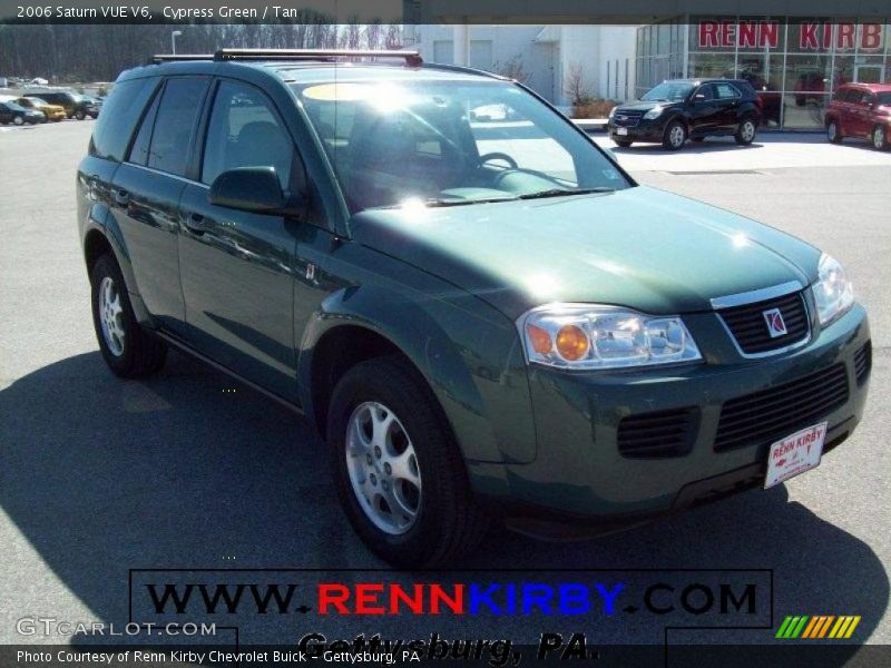 Cypress Green / Tan 2006 Saturn VUE V6
