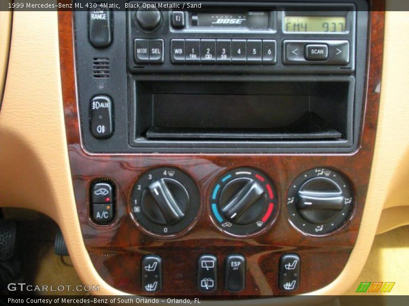 Black Opal Metallic / Sand 1999 Mercedes-Benz ML 430 4Matic