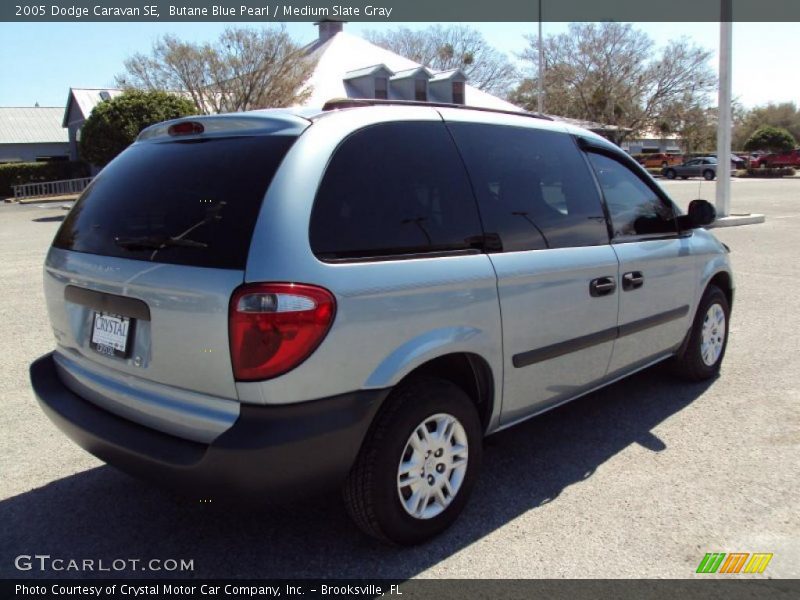 Butane Blue Pearl / Medium Slate Gray 2005 Dodge Caravan SE