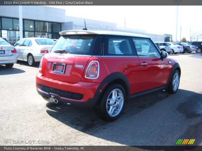 Chili Red / Grey/Carbon Black 2010 Mini Cooper S Hardtop