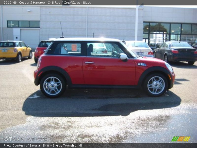 Chili Red / Grey/Carbon Black 2010 Mini Cooper S Hardtop