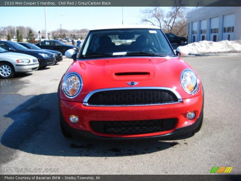 Chili Red / Grey/Carbon Black 2010 Mini Cooper S Hardtop