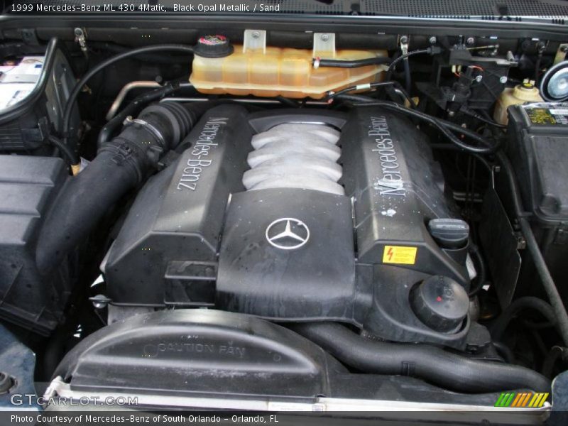 Black Opal Metallic / Sand 1999 Mercedes-Benz ML 430 4Matic