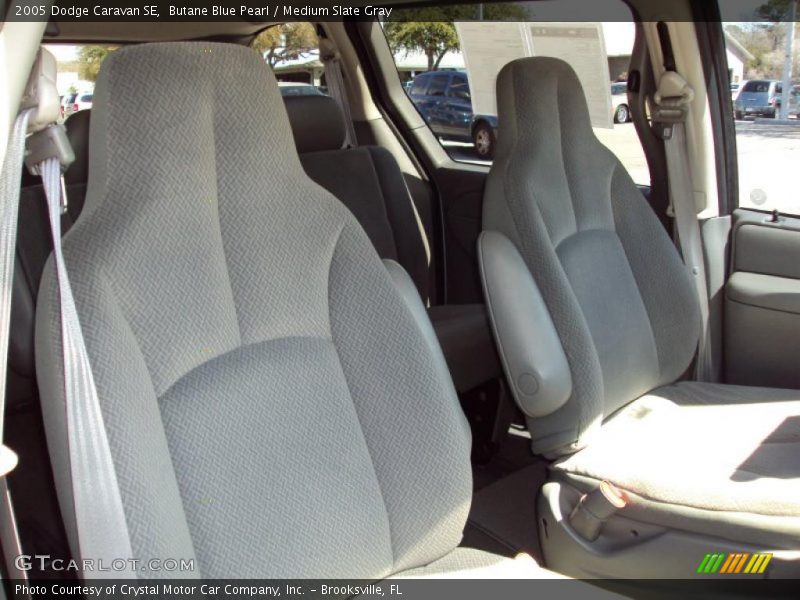 Butane Blue Pearl / Medium Slate Gray 2005 Dodge Caravan SE