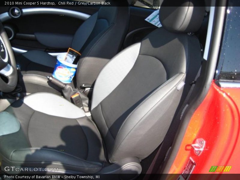 Chili Red / Grey/Carbon Black 2010 Mini Cooper S Hardtop