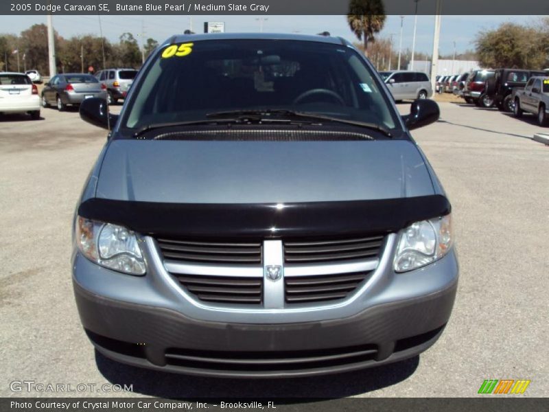 Butane Blue Pearl / Medium Slate Gray 2005 Dodge Caravan SE