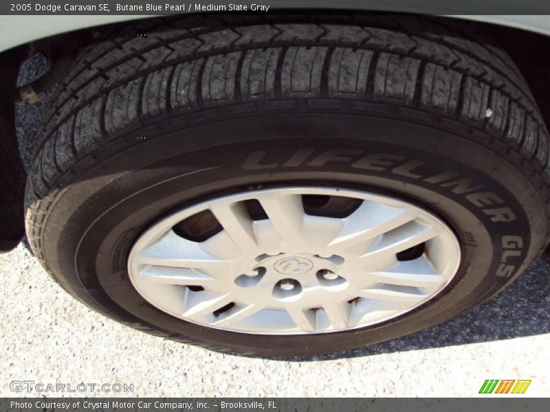 Butane Blue Pearl / Medium Slate Gray 2005 Dodge Caravan SE