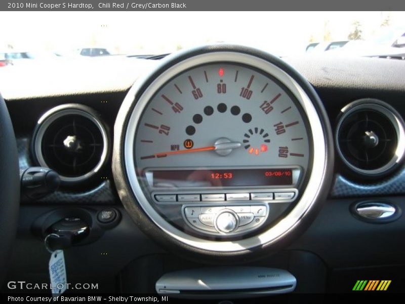 Chili Red / Grey/Carbon Black 2010 Mini Cooper S Hardtop