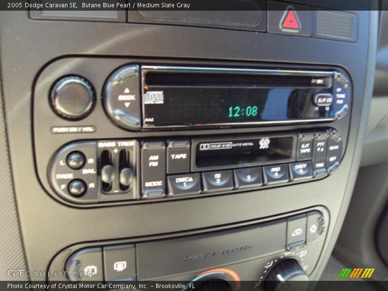 Butane Blue Pearl / Medium Slate Gray 2005 Dodge Caravan SE