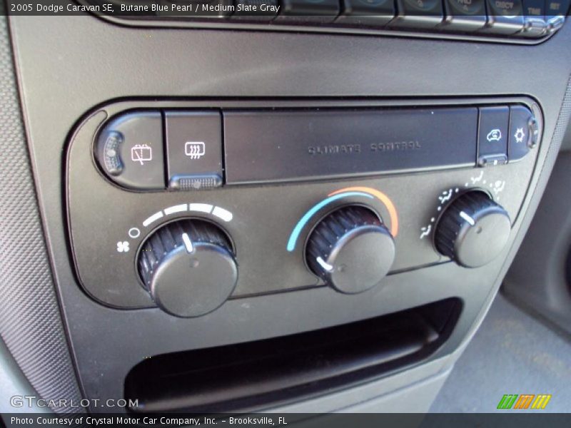 Butane Blue Pearl / Medium Slate Gray 2005 Dodge Caravan SE