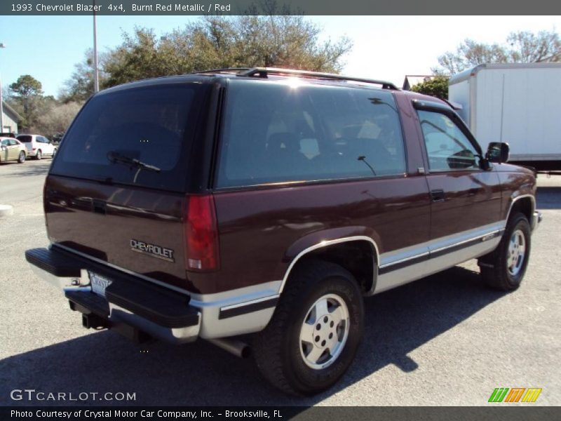 Burnt Red Metallic / Red 1993 Chevrolet Blazer  4x4