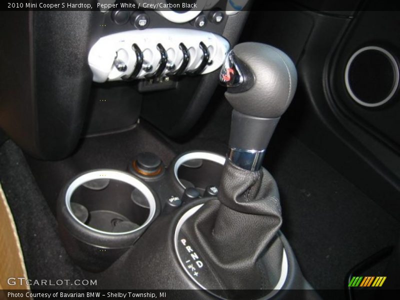 Pepper White / Grey/Carbon Black 2010 Mini Cooper S Hardtop