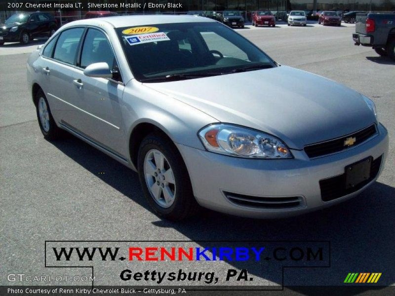 Silverstone Metallic / Ebony Black 2007 Chevrolet Impala LT