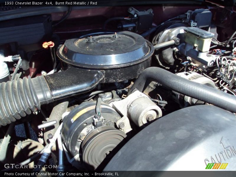 Burnt Red Metallic / Red 1993 Chevrolet Blazer  4x4