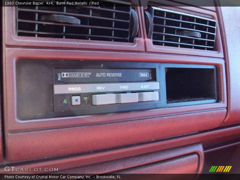 Burnt Red Metallic / Red 1993 Chevrolet Blazer  4x4