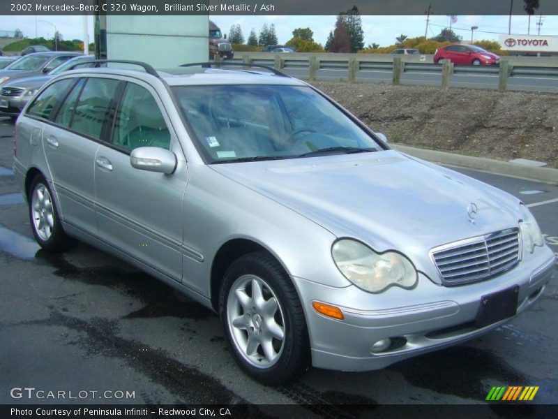 Brilliant Silver Metallic / Ash 2002 Mercedes-Benz C 320 Wagon