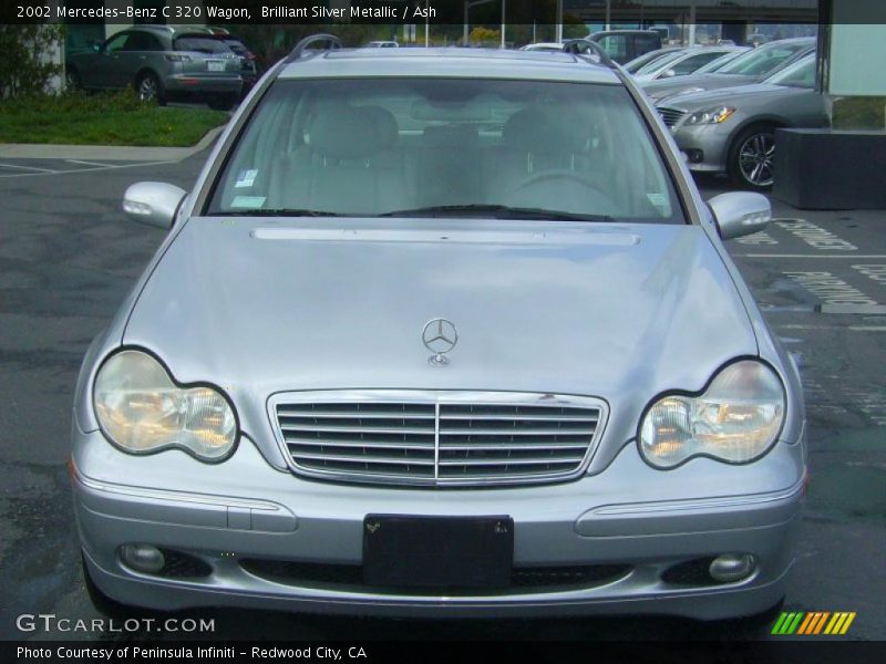 Brilliant Silver Metallic / Ash 2002 Mercedes-Benz C 320 Wagon