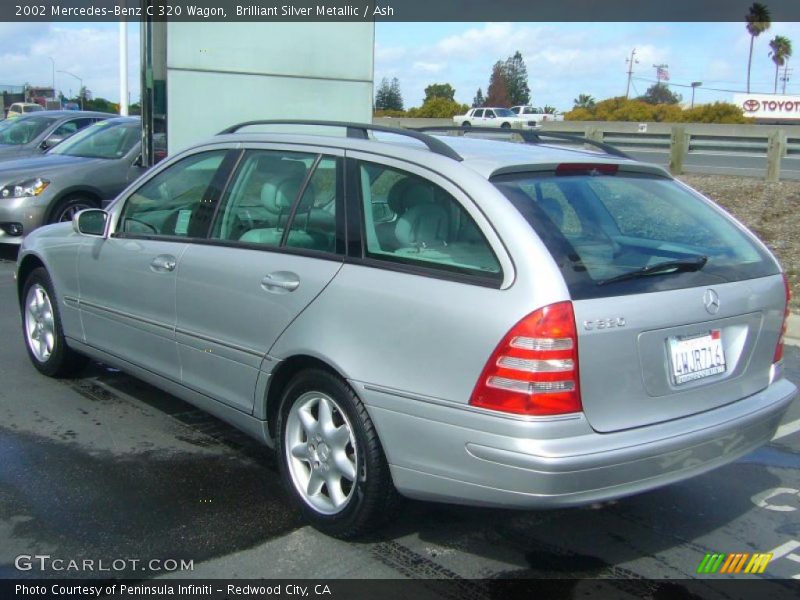 Brilliant Silver Metallic / Ash 2002 Mercedes-Benz C 320 Wagon