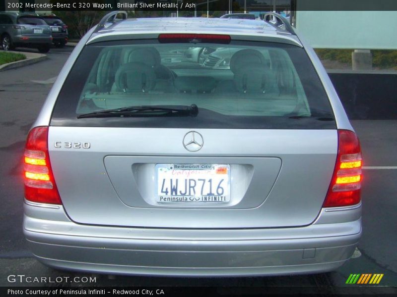 Brilliant Silver Metallic / Ash 2002 Mercedes-Benz C 320 Wagon