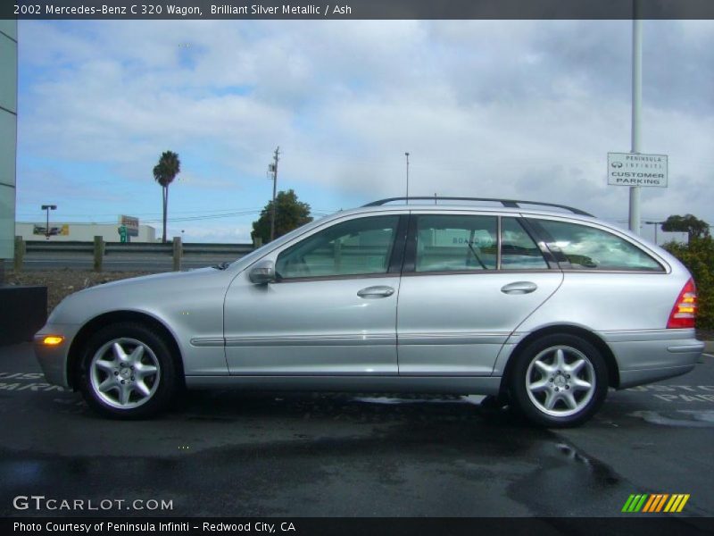 Brilliant Silver Metallic / Ash 2002 Mercedes-Benz C 320 Wagon