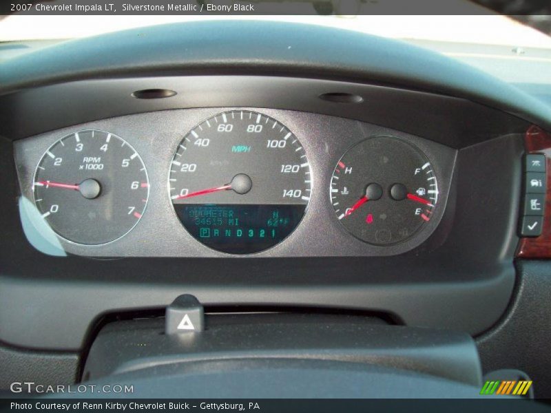 Silverstone Metallic / Ebony Black 2007 Chevrolet Impala LT