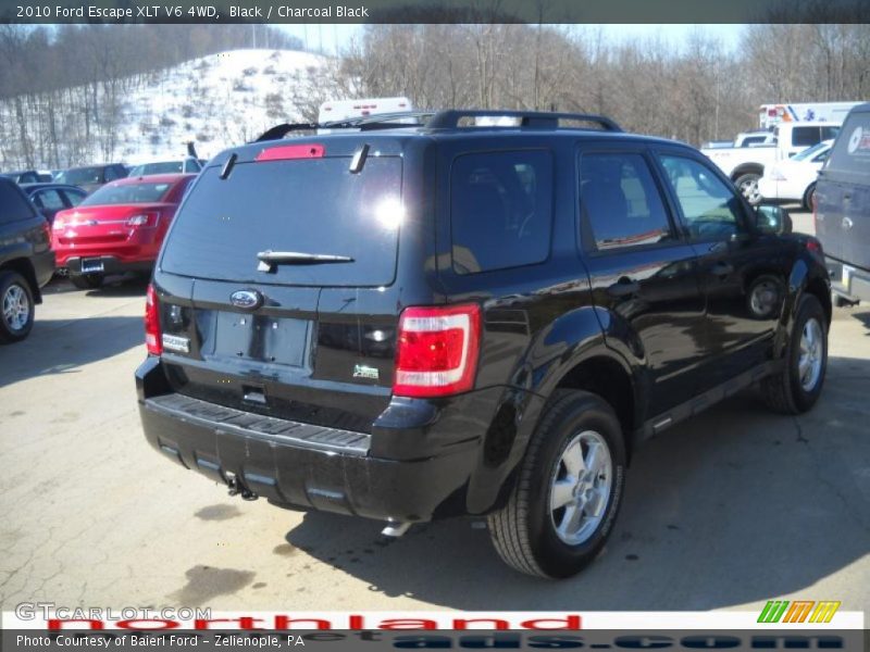 Black / Charcoal Black 2010 Ford Escape XLT V6 4WD