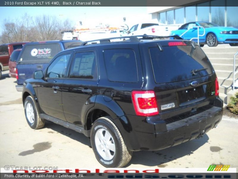 Black / Charcoal Black 2010 Ford Escape XLT V6 4WD