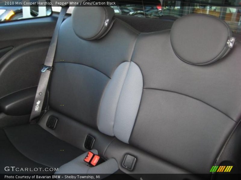 Pepper White / Grey/Carbon Black 2010 Mini Cooper Hardtop