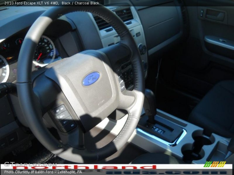 Black / Charcoal Black 2010 Ford Escape XLT V6 4WD