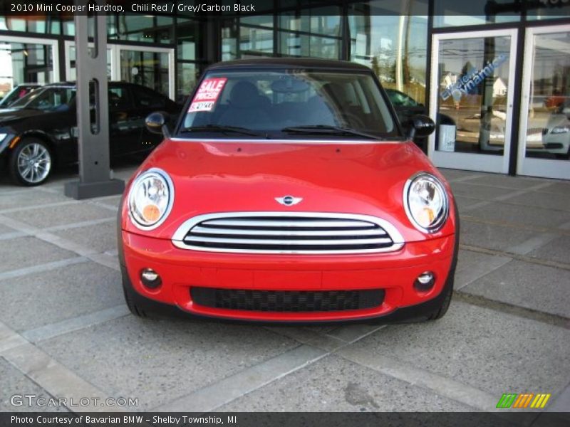 Chili Red / Grey/Carbon Black 2010 Mini Cooper Hardtop