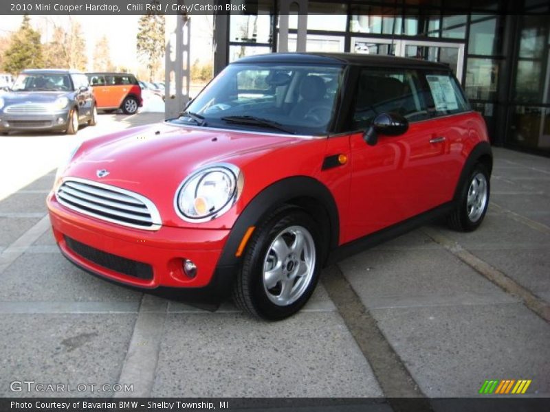 Chili Red / Grey/Carbon Black 2010 Mini Cooper Hardtop