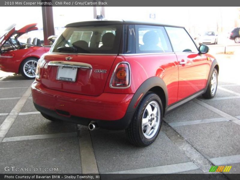 Chili Red / Grey/Carbon Black 2010 Mini Cooper Hardtop