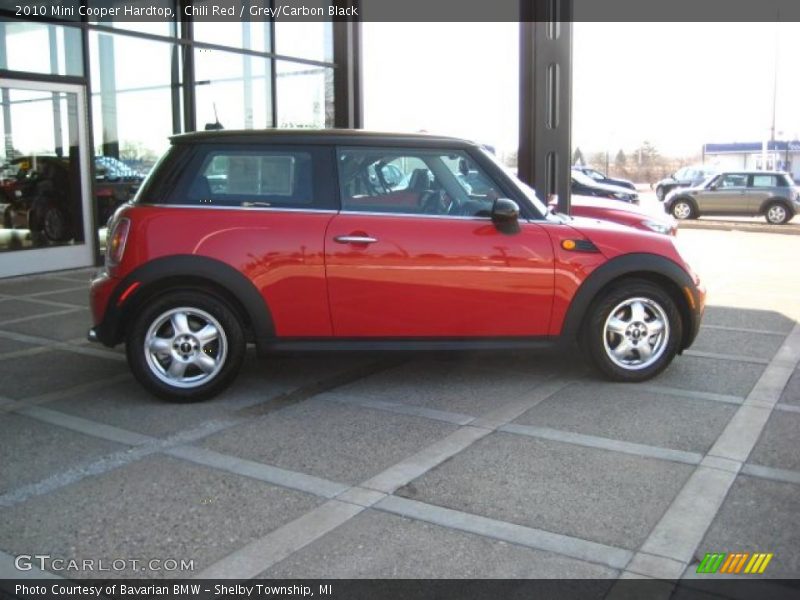 Chili Red / Grey/Carbon Black 2010 Mini Cooper Hardtop