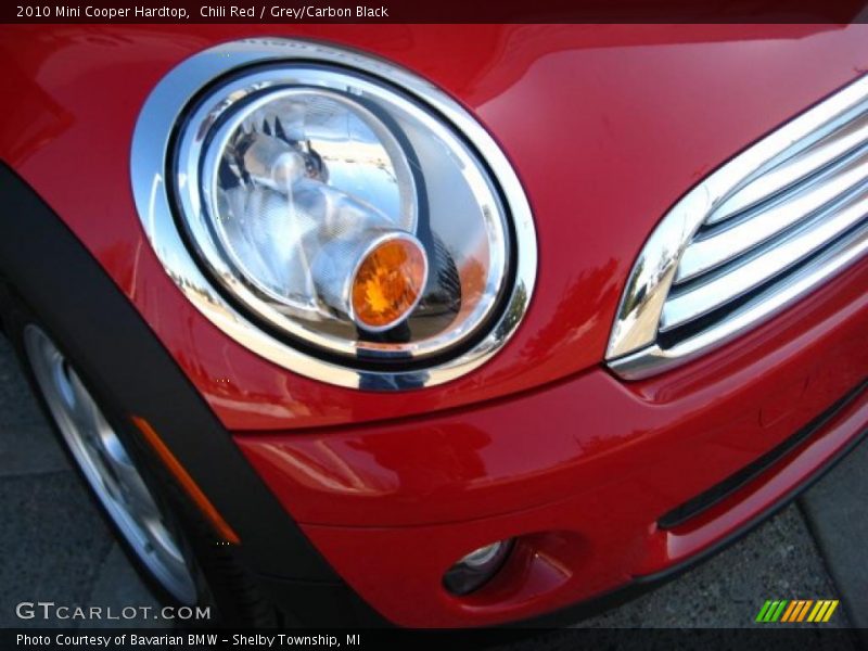 Chili Red / Grey/Carbon Black 2010 Mini Cooper Hardtop