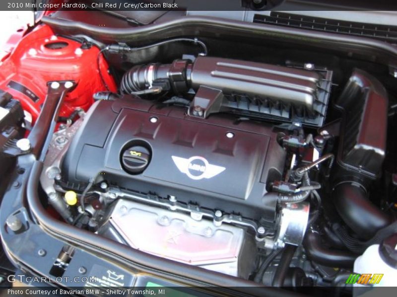 Chili Red / Grey/Carbon Black 2010 Mini Cooper Hardtop